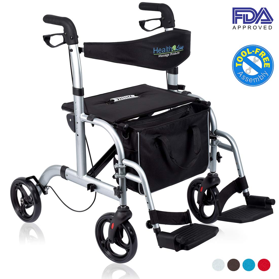 Walker with Wheelchair: Best Convertible Walker Wheelchair for ...