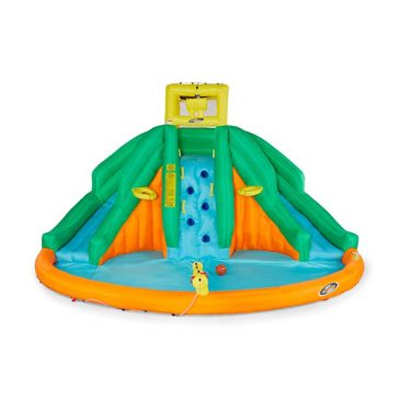 twin peaks kids inflatable splash pool backyard water slide park